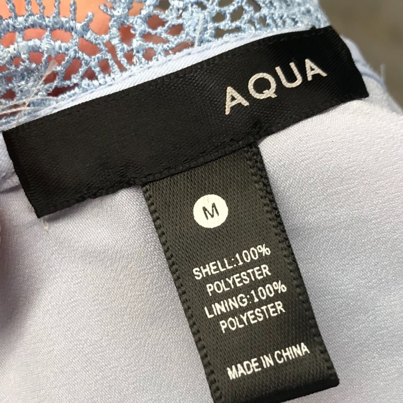 AQUA  Embroidered Floral Maxi Dress NWT, Size L - Picture 7 of 8